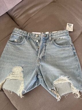 h&m denim shorts size 6
